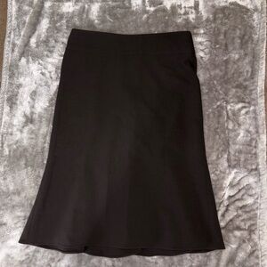 Armani Collezioni Classic Black Midi Skirt